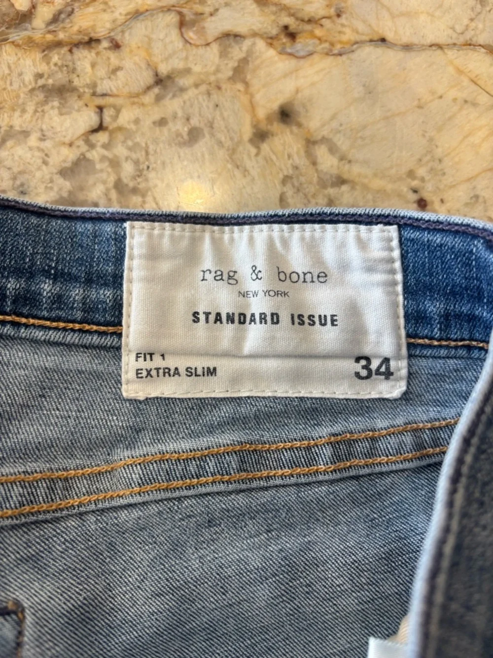 Rag & Bone Slim Fit 1 Sz 34 jeans - Picture 7 of 11